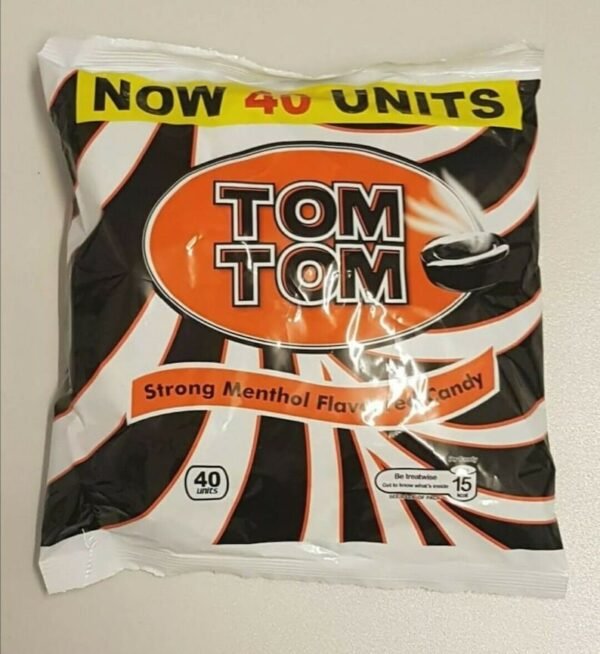 Tom Tom Strong Menthol Candy (Nigerian Sweets) 40 Units 280g 5packs